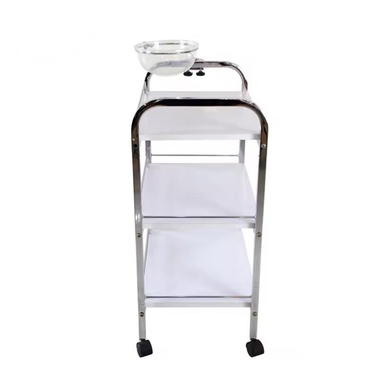 Metal Salon Trolley - 3-Level Modern Stainless Steel Salon Tro by Nova