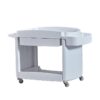 Metal Salon Trolley - White Hair Beauty Salon Spa Rolling Meta by Nova