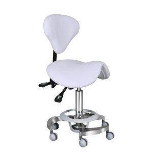 Nova Pivot 360 Degrees Rotation Salon Stool Chair with Backrest