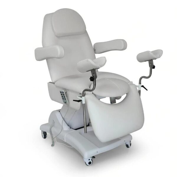1 White Electric 3 Motor Production Bed Gynecological Special Examinatio... - Beauty Bed | Nova Spa Equipment