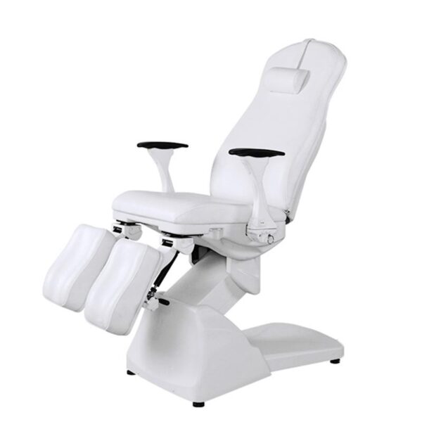 2 Supply Electric Modern Luxury Podiatry Chair for Nail Salon White Pedi... - Lash & Nail Bed | Nova Spa Equipment