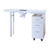 Nail salon table with built-in air filter - Nova manicure workstation