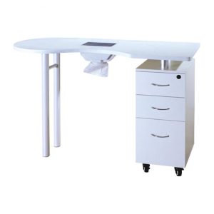 Nail salon table with built-in air filter - Nova manicure workstation