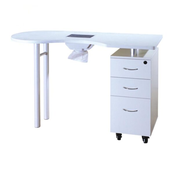 Nail salon table with built-in air filter - Nova manicure workstation