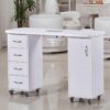 2 Nova manicure station with chair set and dust collector for salon