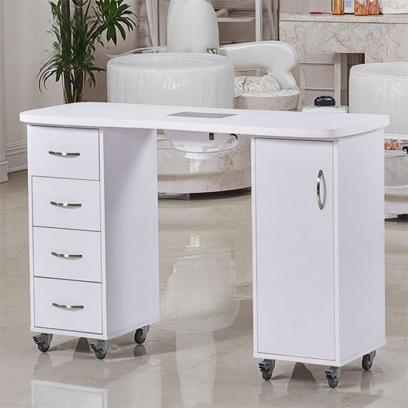 2 Nova manicure station with chair set and dust collector for salon