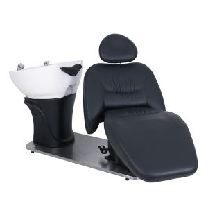 2 in 1 Electric Shampoo Chair with Ceramic Basin Stainless