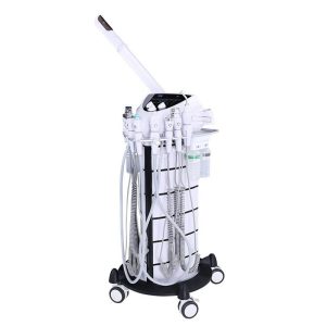 Multi-functional Aqua Hydra Cleansing Machine for Face Commercial Beauty Instrument with Facial Steamer Optional Magnifying Lamp