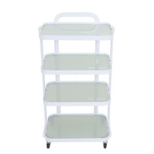 Glass Salon Trolley - Customizable Heavy Duty Trolley for Beau by Nova