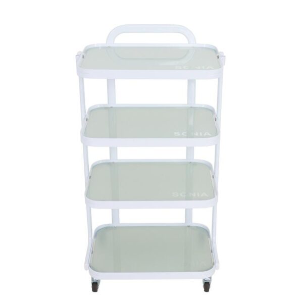 Glass Salon Trolley - Customizable Heavy Duty Trolley for Beau by Nova