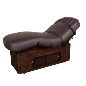 4 Motors Wooden Base Electric Massage Table Bed with Drawers Comfortab... - Massage Bed | Nova Spa Equipment