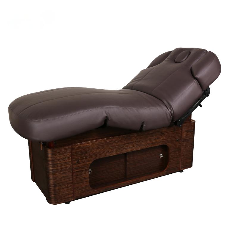 4 Motors Wooden Base Electric Massage Table Bed with Drawers Comfortab... - Massage Bed | Nova Spa Equipment