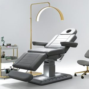 Beige Electric Massage Bed Luxury Salon Furniture Massage Bed High Qua... - Massage Bed | Nova Spa Equipment