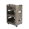 3 Wooden Salon Trolley - Luxury Large Storage Cart Wooden Salon T by Nova