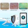 AI-based skin analyzer with adjustable table for professional facial skin analysis