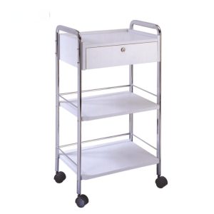 Beauty Salon Trolley - Modern 2-Level MDF Spa Trolley Cart with by Nova