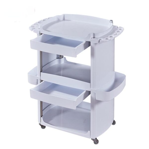 Plastic Salon Trolley - Professional Luxury Salon Trolley Cart w by Nova