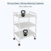 4 Metal Salon Trolley - Professional Modern Design Metal Hair Sa by Nova