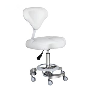 Nova Zephyr Adjustable Rolling Saddle Nail Chair for Beauty Barber