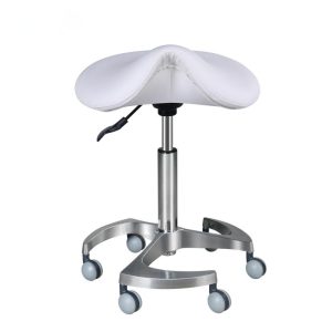 Nova Pivot Salon Beauty Saddle Chair for Hip Pain with Pedal Height