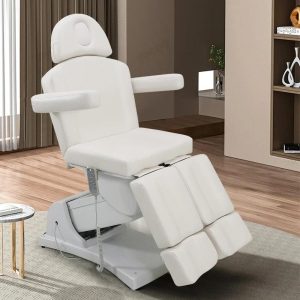 High Quality All White Load Bearing Split Legs 4 Motor Beauty Massage ... - Massage Bed | Nova Spa Equipment