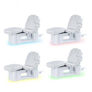 Height Adjustable Electric Heating Spa Bed LED Lamp Synthetic Leather ... - Medical Treatment Bed | Nova Spa Equipment