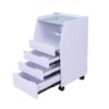 Glass Salon Trolley - Luxury Pedicure Trolley with LED Cold Li by Nova
