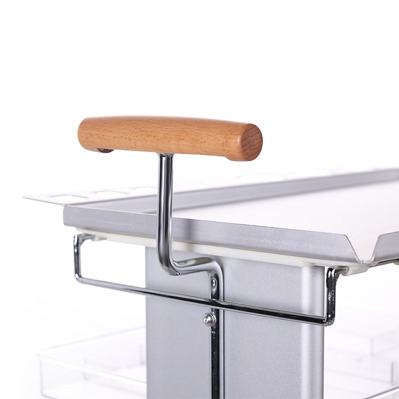 5 Wooden Salon Trolley - Multi-layer Hair Salon Trolley with Wood by Nova