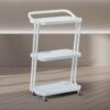 Glass Salon Trolley - Beauty Salon Trolley Roll Cart Glass Low by Nova