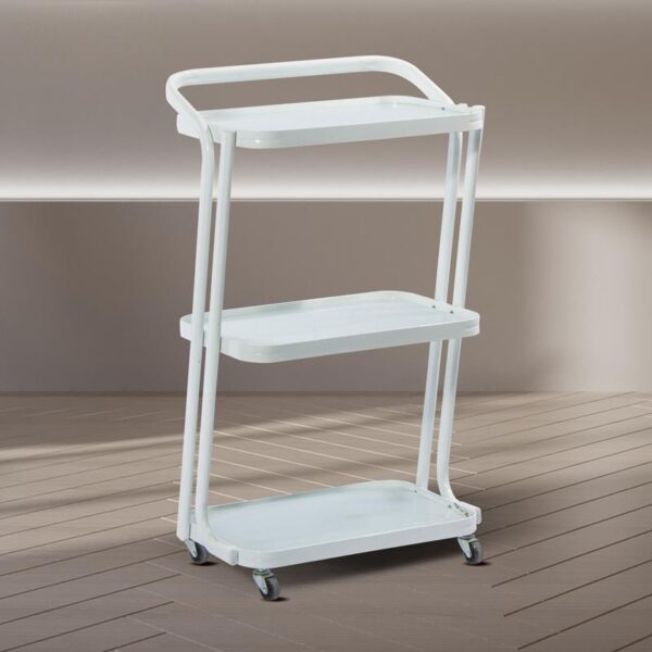 Glass Salon Trolley - Beauty Salon Trolley Roll Cart Glass Low by Nova