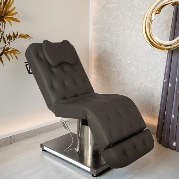 5 Silver Stainless Steel Base with LED3 Motor Electric Beauty Massage Be... - Massage Bed | Nova Spa Equipment