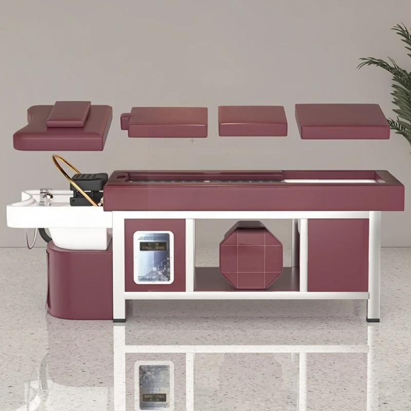 Water Circulation Head Spa Treatment Bed