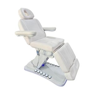 Salon Furniture Foot Control White Facial Spa Beauty Bed Modern 3 Moto... - Massage Bed | Nova Spa Equipment