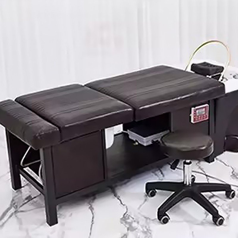 Japanese Head Spa Massage Table with Ceramic Basin