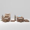 6 Salon Head Spa Bed with Adjustable Backrest