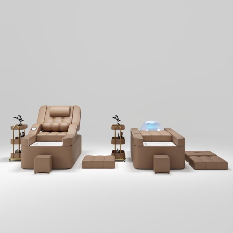 Salon Head Spa Bed with Adjustable Backrest