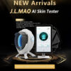 AI-based skin analyzer with adjustable table for professional facial skin analysis