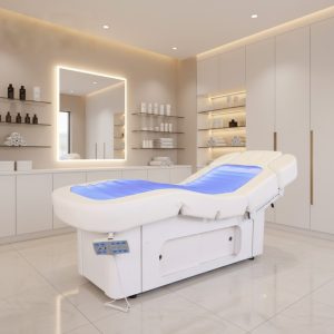 4 Motor Luxury Electric Massage Table Bed with Storage Drawer for Salo... - Medical Treatment Bed | Nova Spa Equipment