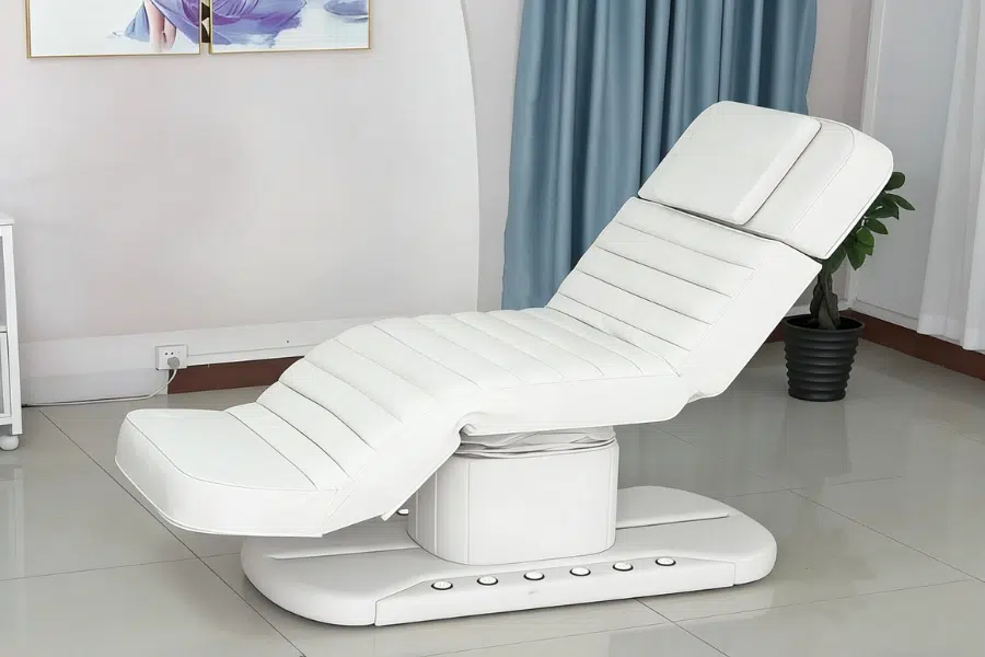 commercial medical spa treatment bed with adjustable positioning