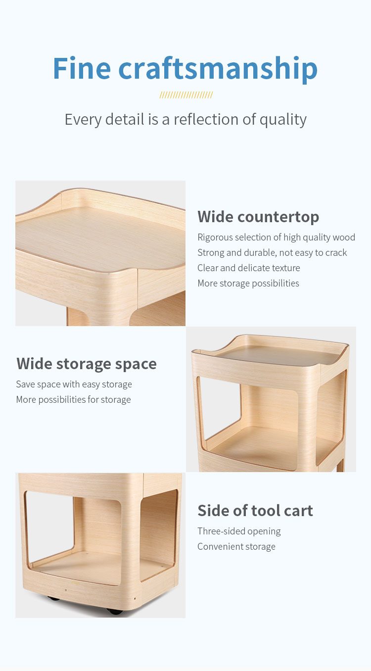 Wooden Salon Trolley - Commercial Use Wooden Salon Trolley Beau by Nova