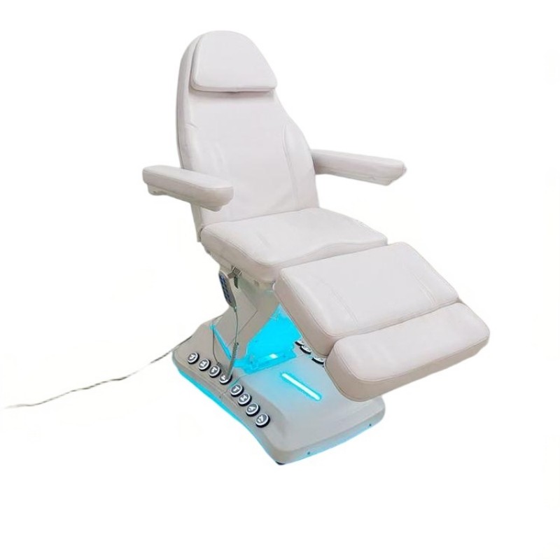 Modern White 4 Motor Electric Foldable Outdoor Salon Massage Bed Table... - Massage Bed | Nova Spa Equipment