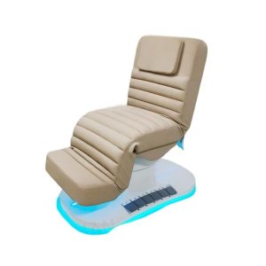 Grey 3 Motor Beauty Massage Bed with Foot Control for Tattoo and Facia... - Tattoo Bed | Nova Spa Equipment