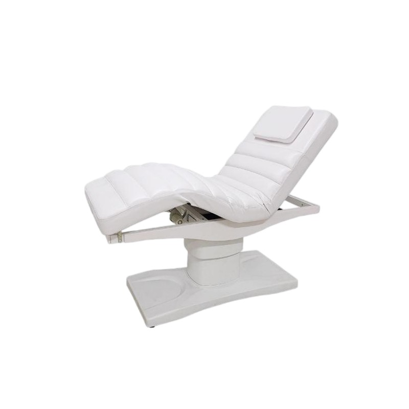 Beauty Salon Furniture White Massage Table and Bed Modern Luxury 3 Mot... - Massage Bed | Nova Spa Equipment