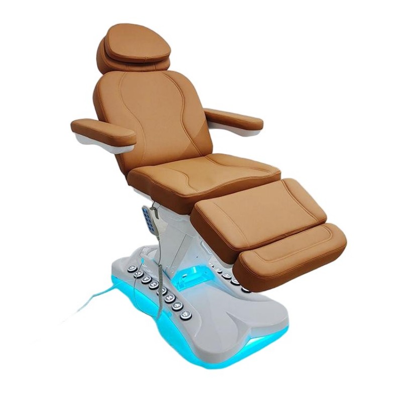 3 Motors Electric Beauty Salon Bed Luxury Foot Control Adjustable Cosm... - Massage Bed | Nova Spa Equipment
