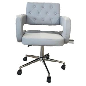 Hot Sale Silver Base Salon Furniture Barber Stool Modern