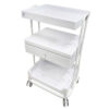 Metal Salon Trolley - Makeup Salon Equipment Gold Pink Silver by Nova