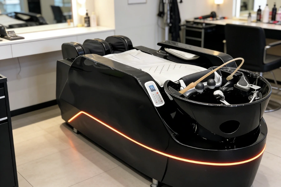 salon shampoo chairs in modern salon layout improving workflow and client comfort