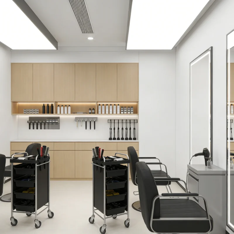 8 Salon Storage Ideas That Save Space and Improve Workflow