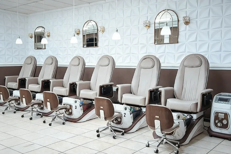 how to choose the right pedicure chair for a modern nail salon layout