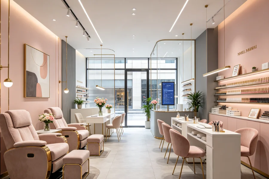 nail salon types